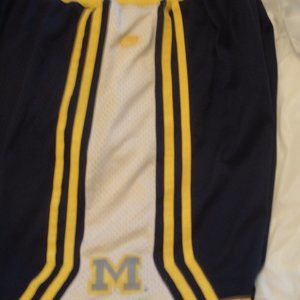 MICHIGAN 1989 NIKE VINTAGE BASKETBALL SHORTS RARE